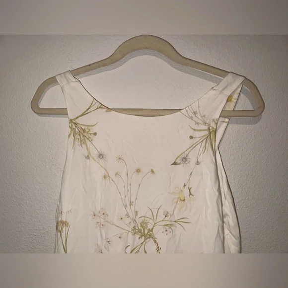 Sancia White Washed Floral Long Dress Size Medium - Picture 5 of 8